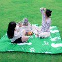 Mata piknikowa Qunature koc wodoodporny turystyczny 2 x 2 m - zielona