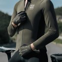 Rękawiczki rowerowe Rockbros wiosna/lato/jesień, pełne, rozmiar: L - czarne