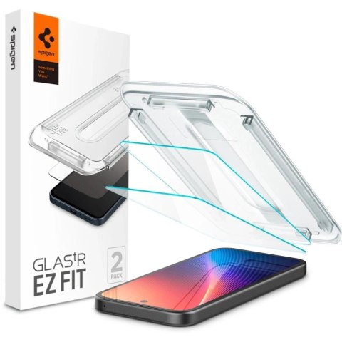 Szkło hartowane Spigen Glas.TR "Ez Fit" 2-pack na Google Pixel 9A - przezroczyste Szkło hartowane Spigen Glas.TR "Ez Fit" 2-pack na Google Pixel 9A - przezroczyste