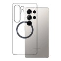 Etui silikonowe Samsung Clear Magnet Case GP-FPS938SAATW z ringiem magnetycznym do Samsung Galaxy S25 Ultra - przezroczyste