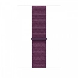Opaska sportowa w kolorze dojrzałej śliwki do koperty 46 mm