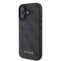 Etui Guess 4G Classic na iPhone 16 - czarny