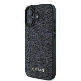 Etui Guess 4G Classic na iPhone 16 - czarny