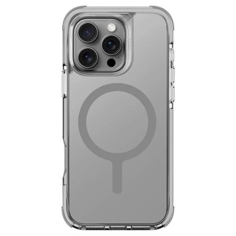 Etui UNIQ Combat Magclick Charging z MagSafe na iPhone 16 Pro - szare Etui UNIQ Combat Magclick Charging z MagSafe na iPhone 16 Pro - szare