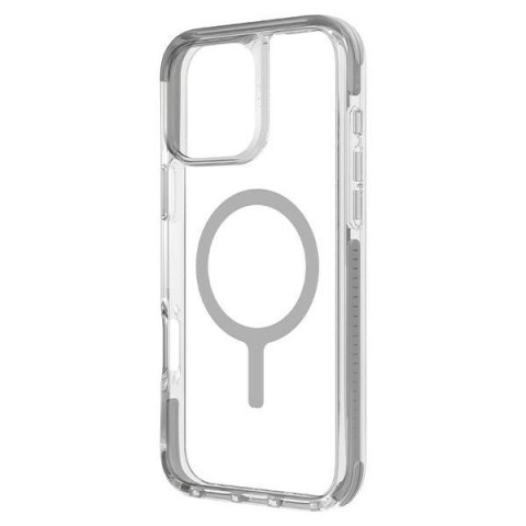 Etui UNIQ Combat Magclick Charging z MagSafe na iPhone 16 Pro - szare Etui UNIQ Combat Magclick Charging z MagSafe na iPhone 16 Pro - szare