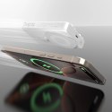 Powerbank Dudao K29 10000mAh PD 20W z MagSafe z metalową obudową, podstawką i wbudowanymi kablami USB-C/Lightning - srebrny