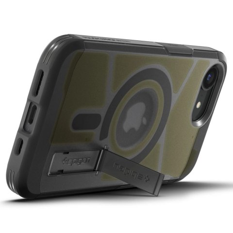 Etui Spigen Tough Armor MagSafe na iPhone 16e - przezroczysto-szare Etui Spigen Tough Armor MagSafe na iPhone 16e - przezroczysto-szare