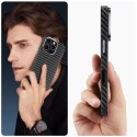 Etui Tech-Protect Ion Carbon MagSafe na iPhone 16 Pro Max - czarno-szare