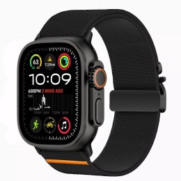 Pasek Tech-Protect Nylon Clasp na Apple Watch 44 / 45 / 46 / 49 mm - czarne