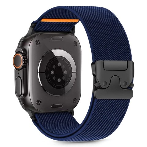Pasek Tech-Protect Nylon Clasp na Apple Watch 44 / 45 / 46 / 49 mm - granatowy Pasek Tech-Protect Nylon Clasp na Apple Watch 44 / 45 / 46 / 49 mm - granatowy