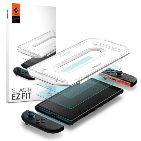 Szkło hartowane Szkło Spigen Glas.TR EZ Fit 2-pack na Nintendo Switch 2