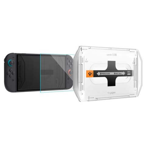 Szkło hartowane Szkło Spigen Glas.TR EZ Fit 2-pack na Nintendo Switch 2 Szkło hartowane Szkło Spigen Glas.TR EZ Fit 2-pack na Nintendo Switch 2
