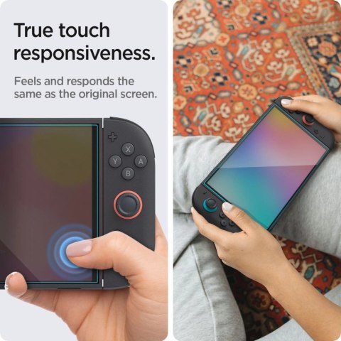 Szkło hartowane Szkło Spigen Glas.TR EZ Fit 2-pack na Nintendo Switch 2 Szkło hartowane Szkło Spigen Glas.TR EZ Fit 2-pack na Nintendo Switch 2