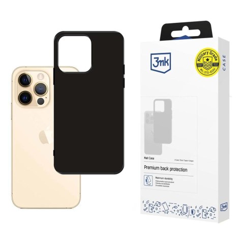 Etui 3mk Matt Case na iPhone 13 Pro Max - czarne Etui 3mk Matt Case na iPhone 13 Pro Max - czarne