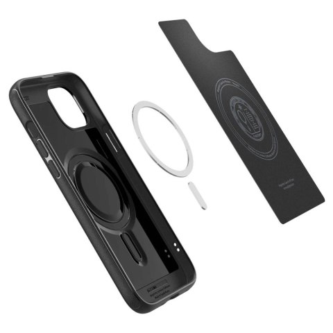 Etui Spigen Mag Armor MagSafe na iPhone 15 - czarny mat Etui Spigen Mag Armor MagSafe na iPhone 15 - czarny mat