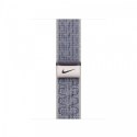 Opaska sportowa Nike w kolorze szarym/niebieskim do koperty 40 mm
