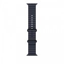 Pasek Ocean w kolorze granatu do koperty 49 mm elementy z tytanu w kolorze czarnym