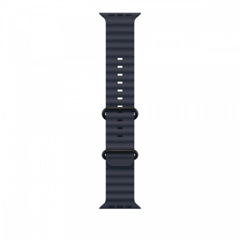 Pasek Ocean w kolorze granatu do koperty 49 mm elementy z tytanu w kolorze czarnym