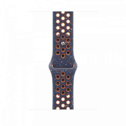 Pasek sportowy Nike w kolorze błękitnego płomienia do koperty 46 mm - rozmiar S/M Pasek sportowy Nike w kolorze błękitnego płomienia do koperty 46 mm - rozmiar S/M