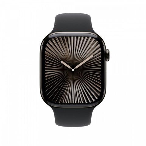 Pasek sportowy w kolorze czarnym do koperty 46 mm - rozmiar S/M Pasek sportowy w kolorze czarnym do koperty 46 mm - rozmiar S/M