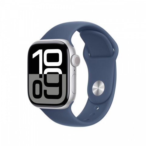 Pasek sportowy w kolorze denimu do koperty 42 mm - rozmiar S/M Pasek sportowy w kolorze denimu do koperty 42 mm - rozmiar S/M