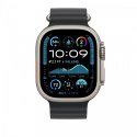 Przedłużka do paska Ocean w kolorze czarnym do koperty 49 mm - elementy z tytanu w kolorze naturalnym