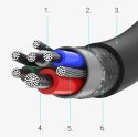 Ugreen kabel przewód USB Typ C (męski) na Typ C (męski) 1 m biały (US300)