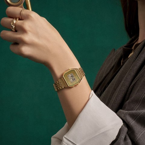CASIO VINTAGE Mod. ICONIC GENT GOLD GREEN CASIO VINTAGE Mod. ICONIC GENT GOLD GREEN