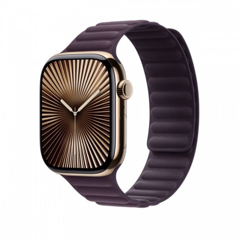 Pasek karbowany magnetyczny w kolorze jeżyny do koperty 46 mm - rozmiar S/M Pasek karbowany magnetyczny w kolorze jeżyny do koperty 46 mm - rozmiar S/M
