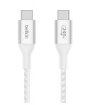 Kabel BoostCharge USB-C/USB-C 240W 2m biały