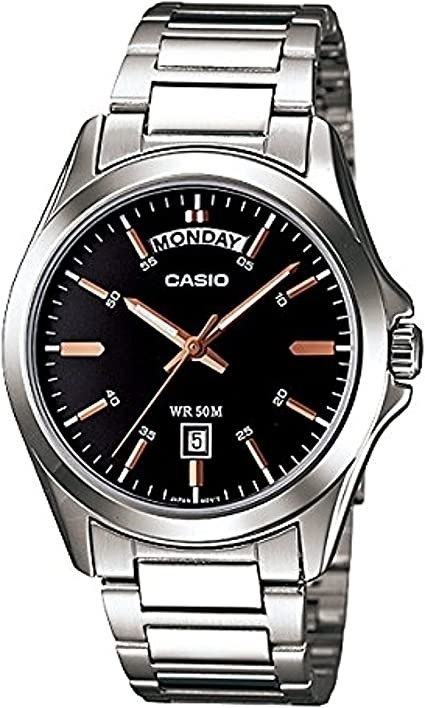 CASIO COLLECTION Mod. DAY DATE - BLACK ROSE GOLD INDEX CASIO COLLECTION Mod. DAY DATE - BLACK ROSE GOLD INDEX
