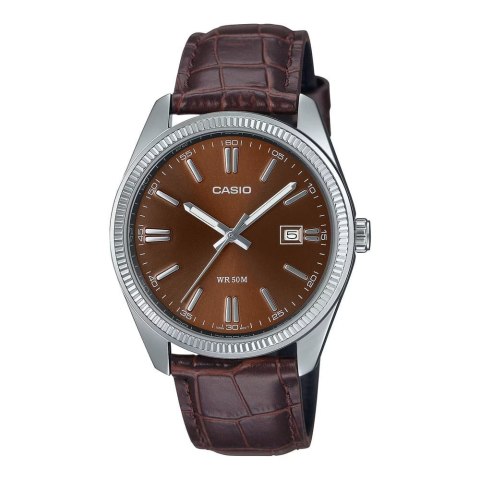 CASIO COLLECTION Mod. DATE. LEATHER - BRONZE