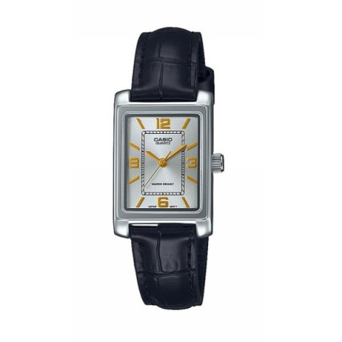 CASIO COLLECTION Mod. TANK. LEATHER - ARGENTEE