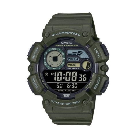 CASIO SPORT Mod. ILLUMINATOR 10 YEARS BATTERY - ARMY GREEN CASIO SPORT Mod. ILLUMINATOR 10 YEARS BATTERY - ARMY GREEN