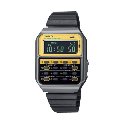 CASIO VINTAGE Mod. CALCULATOR EDGY COLLECTION - YELLOW ***SPECIAL PRICE*** CASIO VINTAGE Mod. CALCULATOR EDGY COLLECTION - YELLOW ***SPECIAL PRICE***