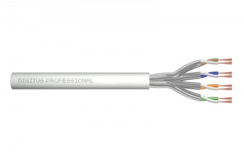 Kabel teleinformatyczny patchcordowy kat.6A, U/FTP, linka, AWG 27/7, LSOH, 305m, szary, karton Kabel teleinformatyczny patchcordowy kat.6A, U/FTP, linka, AWG 27/7, LSOH, 305m, szary, karton
