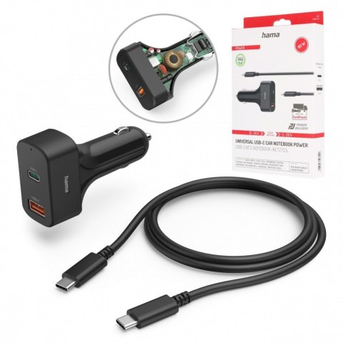 Ładowarka samochodowa USB-C do laptopa 65W Ładowarka samochodowa USB-C do laptopa 65W