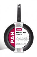 Patelnia aluminiowa z powłoką non-stick LP1003 MARCHE 28cm czarna