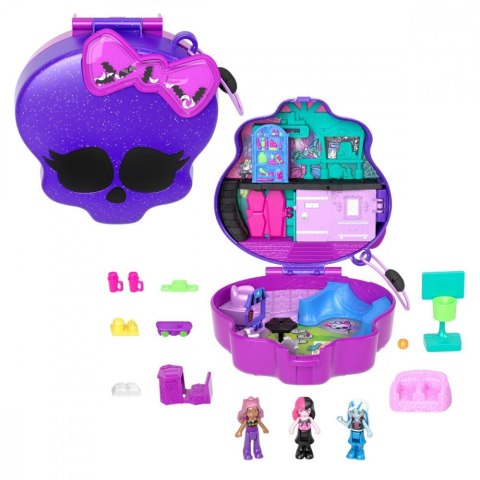 Figurki Polly Pocket Monster High Zestaw kompaktowy Figurki Polly Pocket Monster High Zestaw kompaktowy
