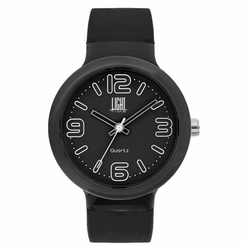 Unisex Watch Light Time EUROPE Black (Ø 40 mm) Unisex Watch Light Time EUROPE Black (Ø 40 mm)