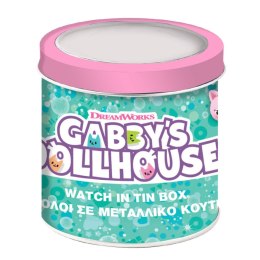 Infant's Watch Gabby's Dollhouse 000574089 - TIN BOX Ø 33 mm