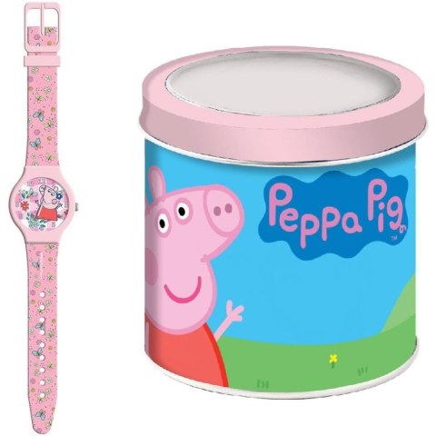 Infant's Watch Peppa Pig PEPPA PIG - TIN BOX Ø 33 mm Infant's Watch Peppa Pig PEPPA PIG - TIN BOX Ø 33 mm