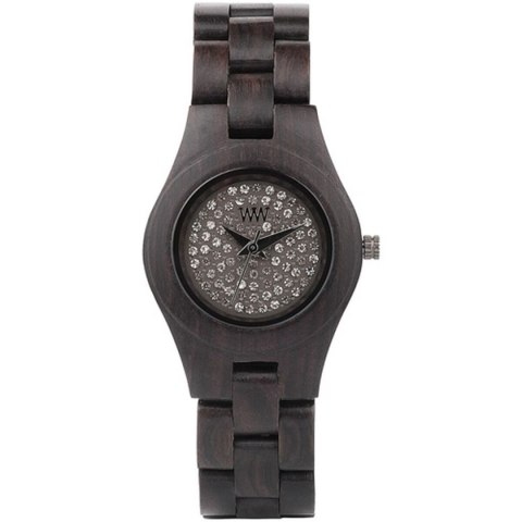Ladies'Watch We Wood MOON CRYSTAL BLACK Ladies'Watch We Wood MOON CRYSTAL BLACK