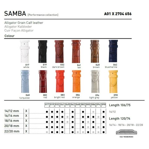 Watch Strap Morellato A01X2704656068CR22 Watch Strap Morellato A01X2704656068CR22