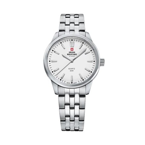 Men's Watch Swiss Military Chrono SMP36010.02 Silver Men's Watch Swiss Military Chrono SMP36010.02 Silver