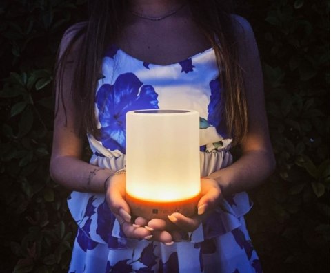 Lampka nocna Techly LED kolorowa bezprzewodowa Lampka nocna Techly LED kolorowa bezprzewodowa