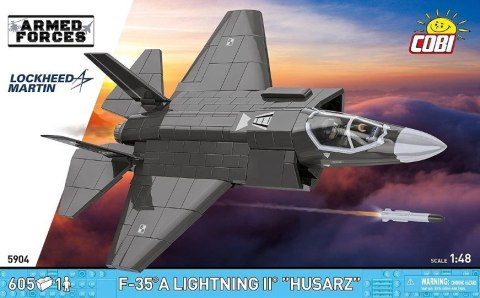 Klocki F-35A Lightning II 605 elementów Klocki F-35A Lightning II 605 elementów