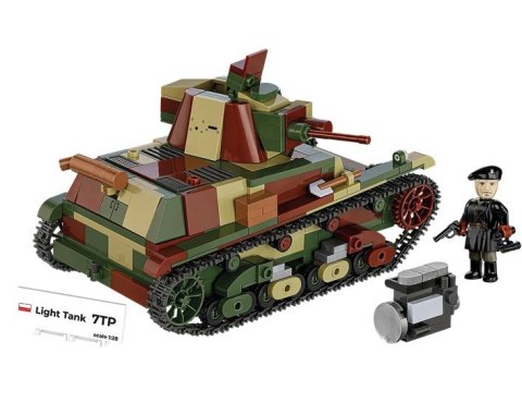 Klocki Light Tank 7TP 669 elementów Klocki Light Tank 7TP 669 elementów