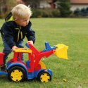 Pojazd Traktor ładowarka Gigant czerwono-żółty