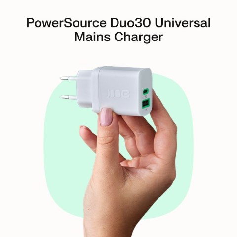Ładowarka sieciowa USB 30W 1x USB-C BIAŁA Ładowarka sieciowa USB 30W 1x USB-C BIAŁA
